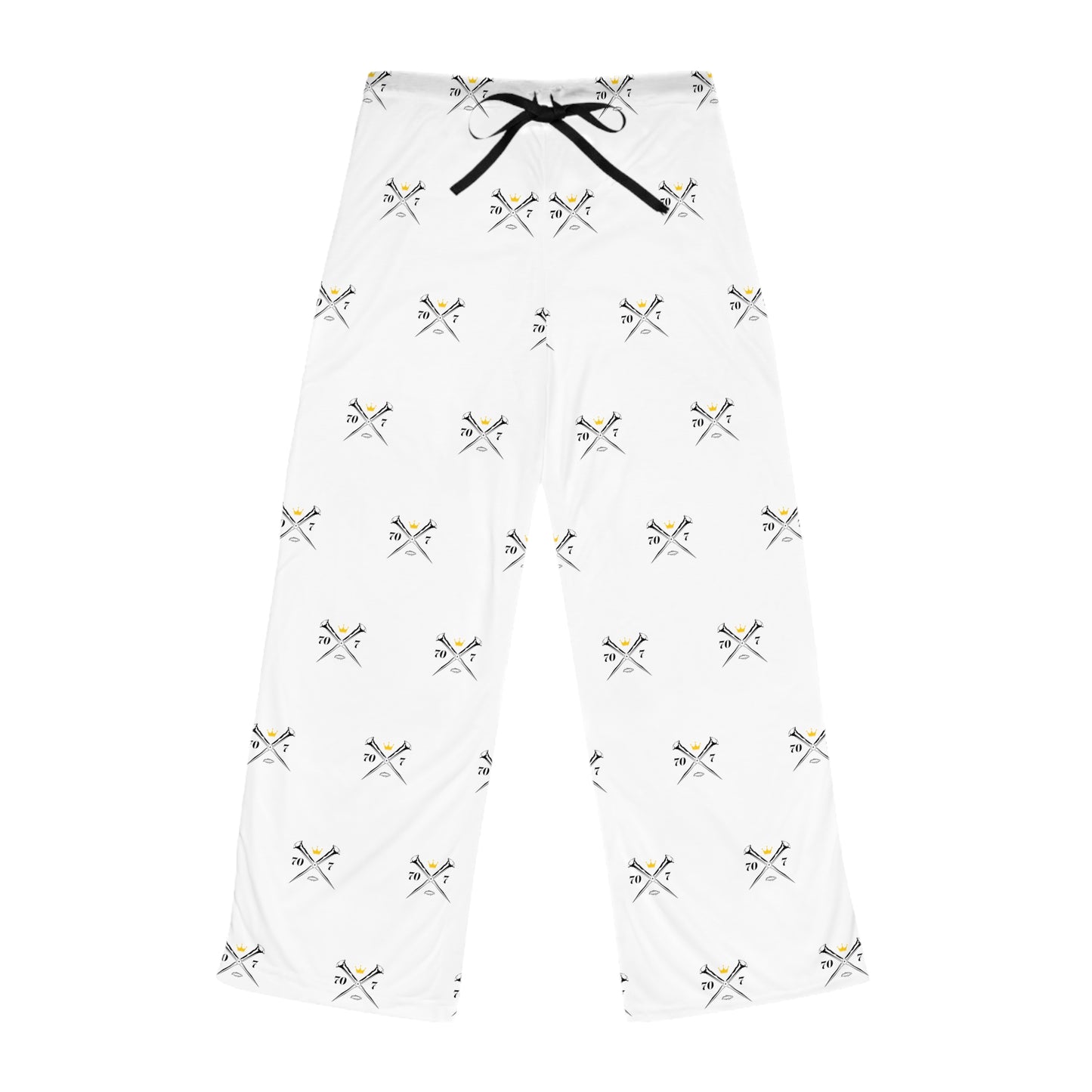 70x7 Rugged Nails — Women's All-Over Print Pajama Pants on White