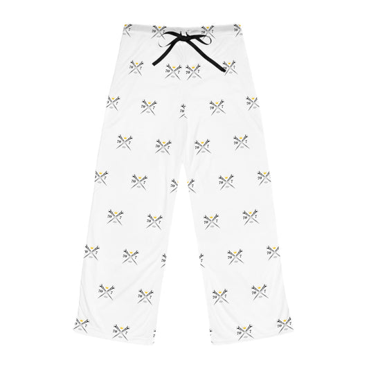 70x7 Rugged Nails — Women's All-Over Print Pajama Pants on White