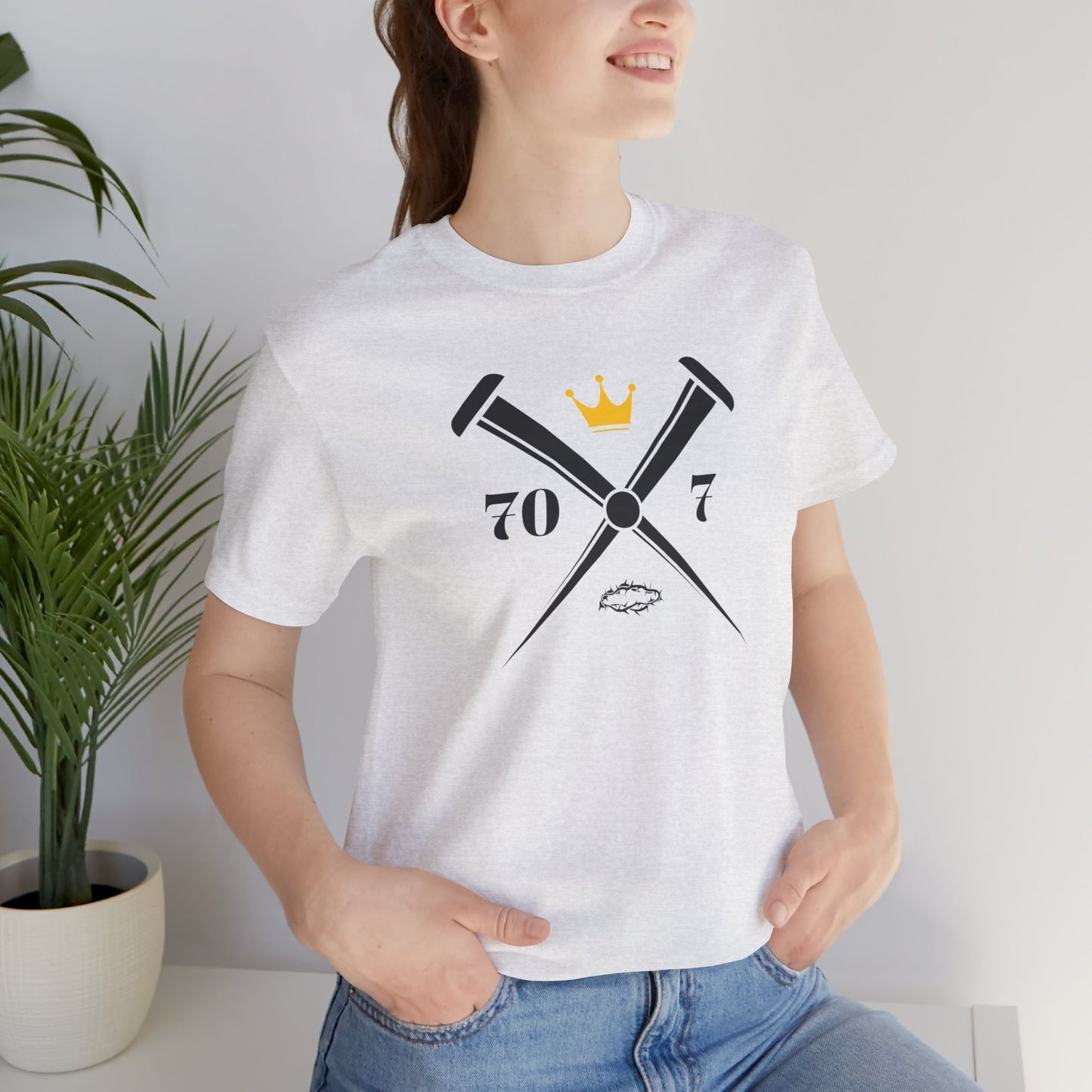 70x7 Modern Nails — Women's Jersey Short Sleeve Tee