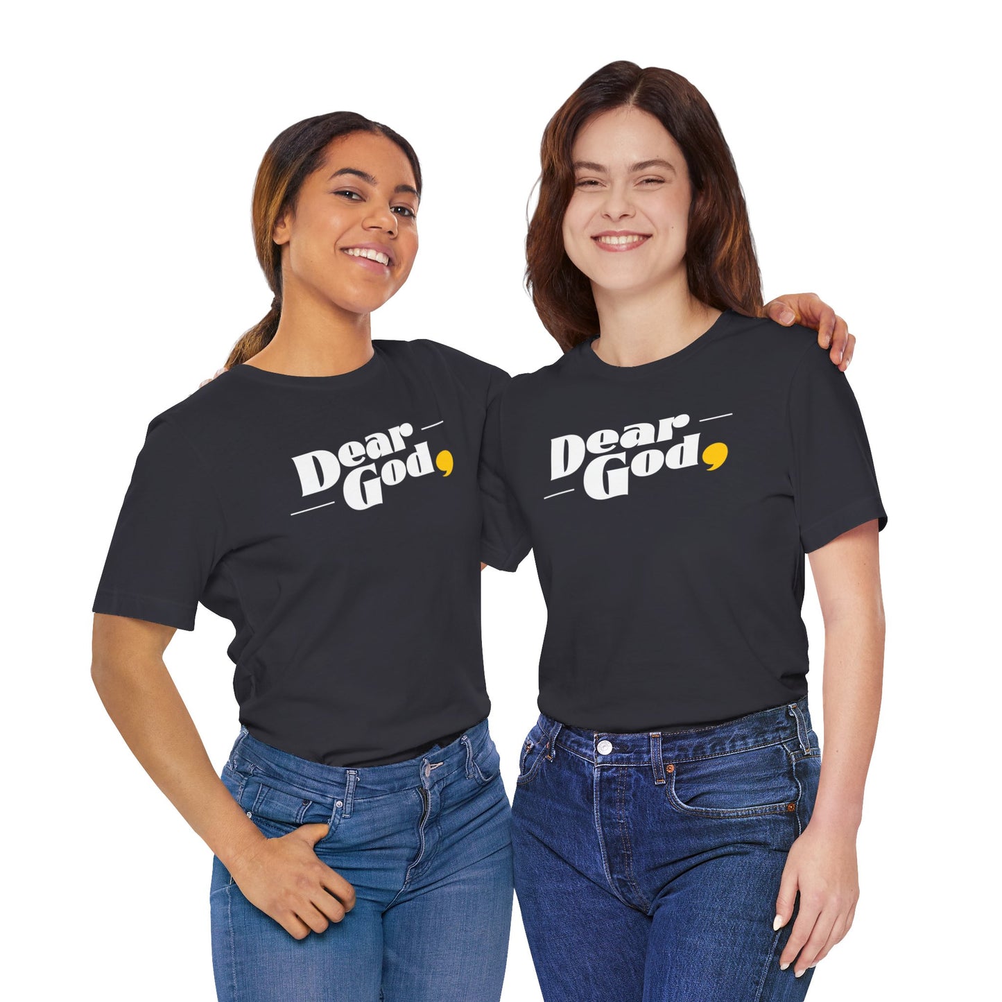 Women's "Dear God," Pop Tee — Jersey Short Sleeve Tee