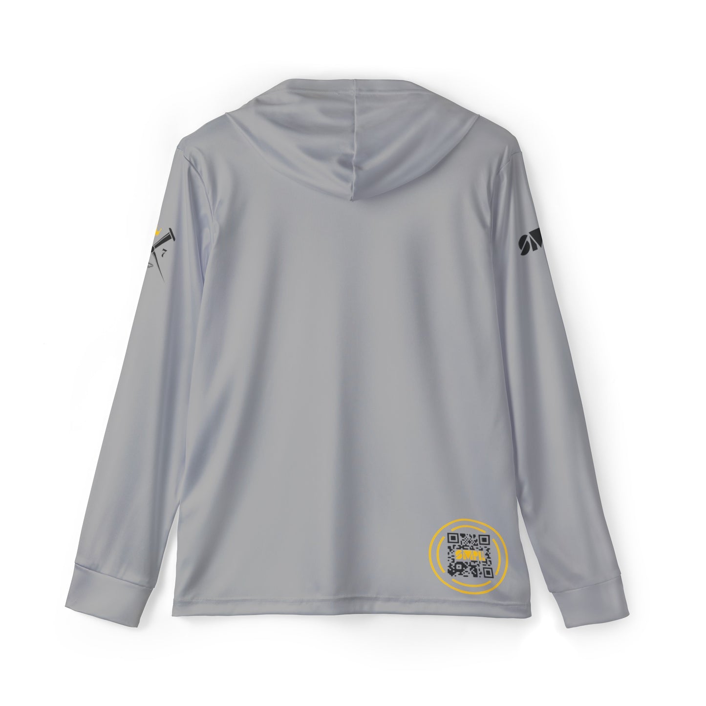 70x7 Modern Nails — Men's Sports Warmup Hoodie on Grey