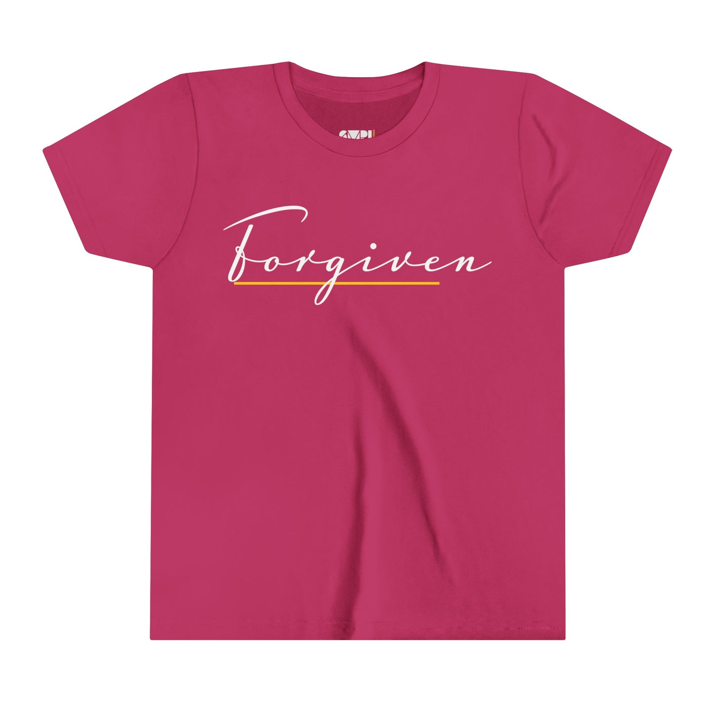 Forgiven Script — Youth Short Sleeve Tee