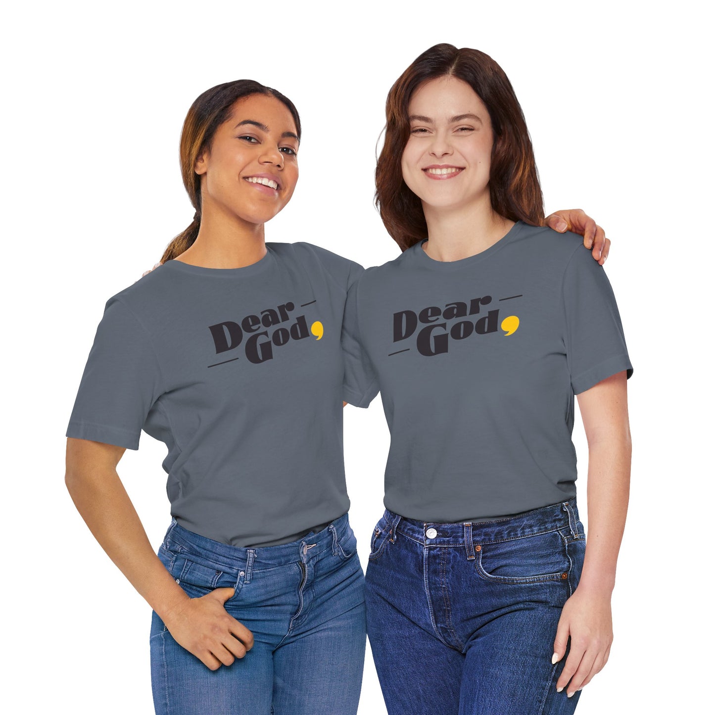 Women's "Dear God," Pop Tee — Jersey Short Sleeve Tee