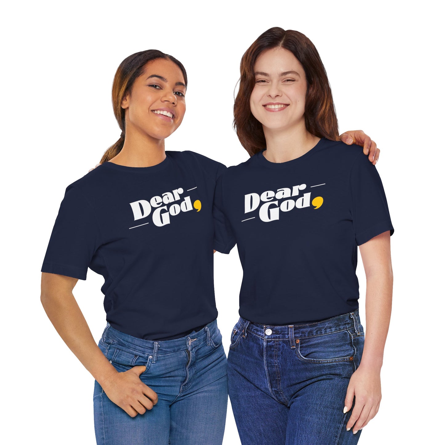 Women's "Dear God," Pop Tee — Jersey Short Sleeve Tee