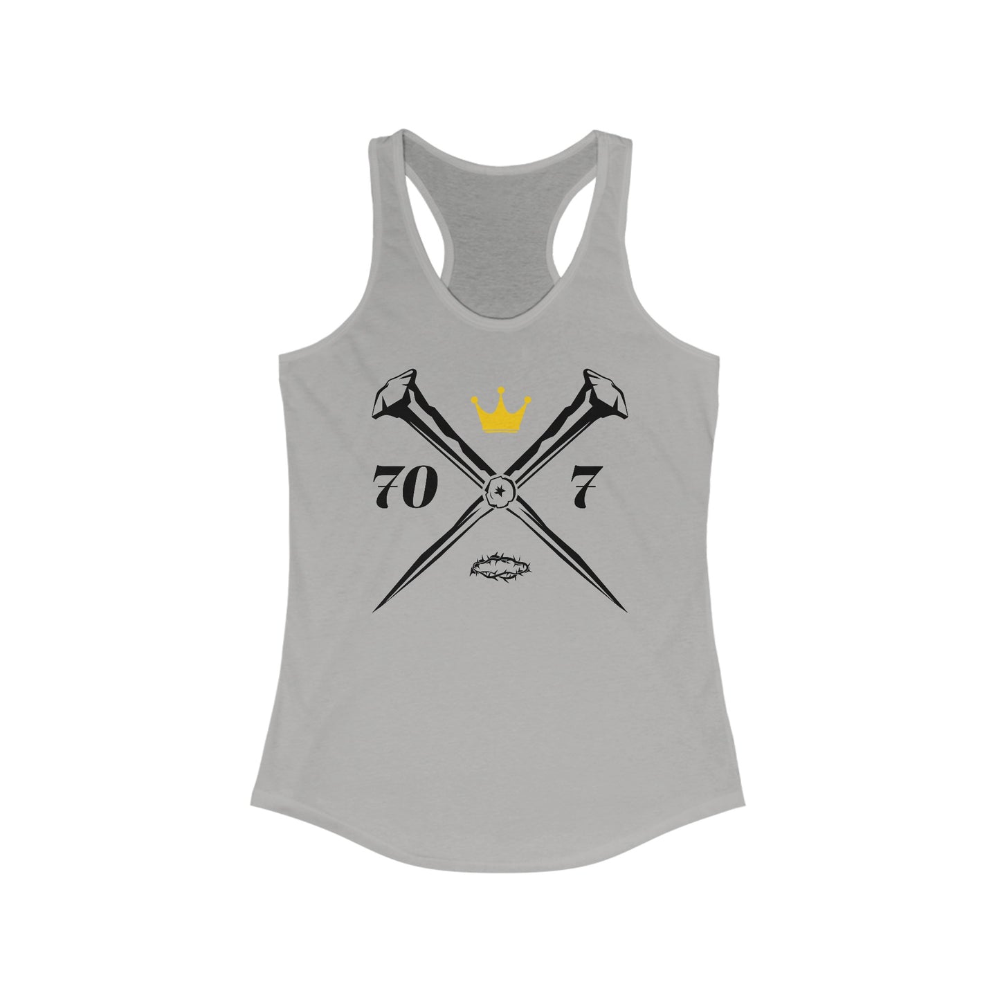 70x7 Rugged Nails — Women's Ideal Racerback Tank