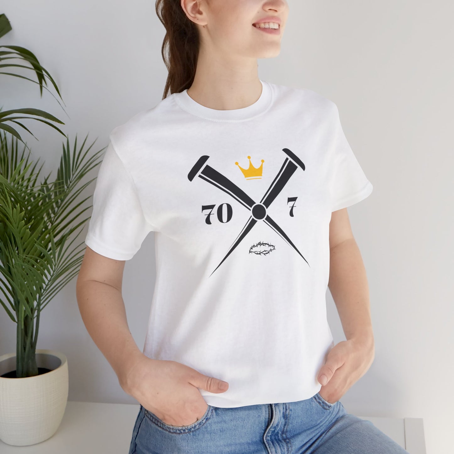 70x7 Modern Nails — Women's Jersey Short Sleeve Tee