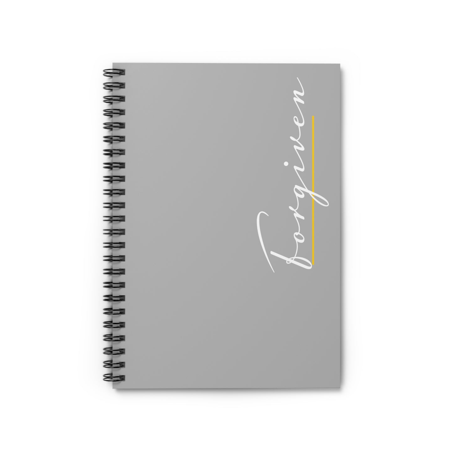 Forgiven Script — Spiral Notebook - Ruled Line