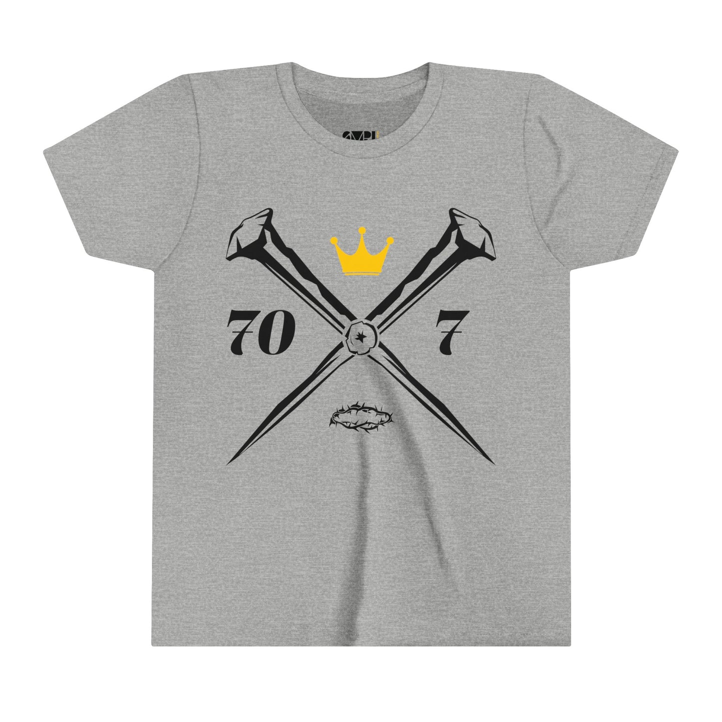 70x7 Rugged Nails — Youth Short Sleeve Tee