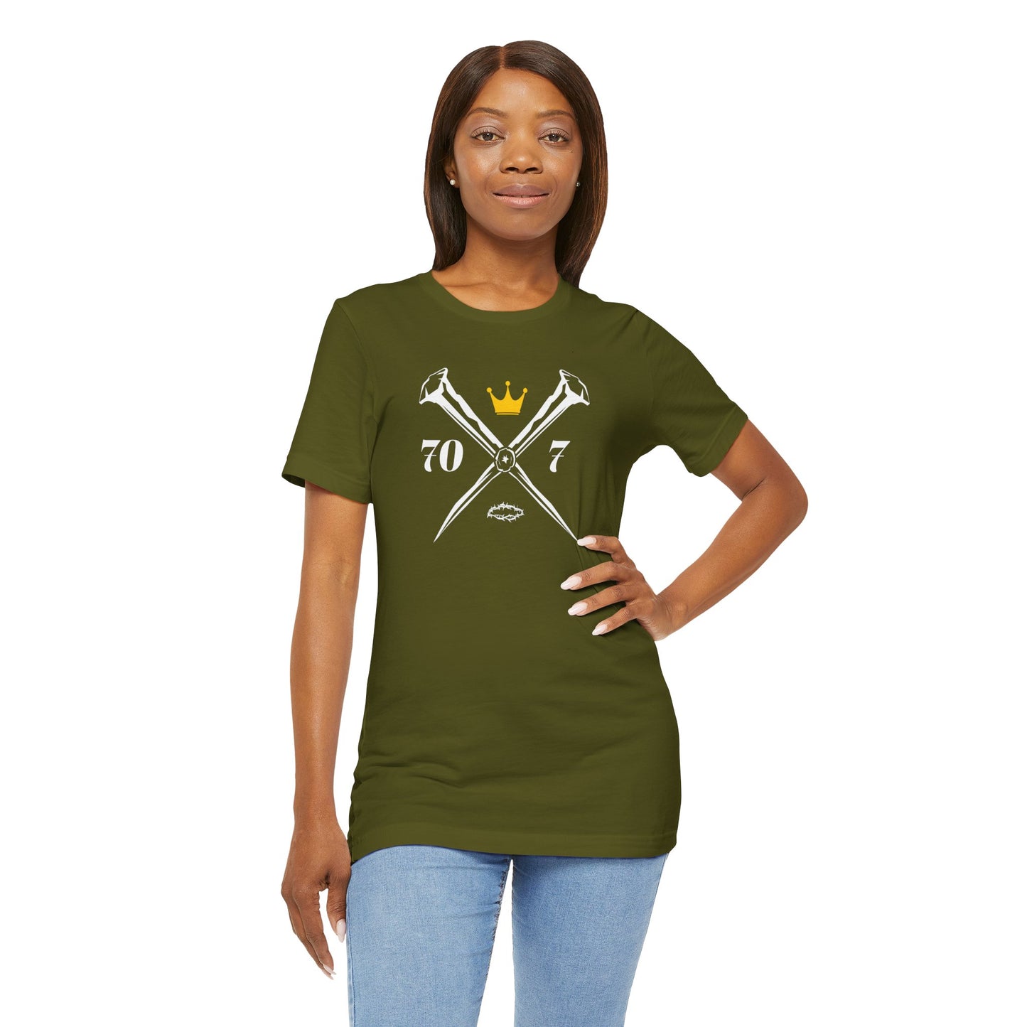 70x7 Rugged Nails — Women's Jersey Short Sleeve Tee