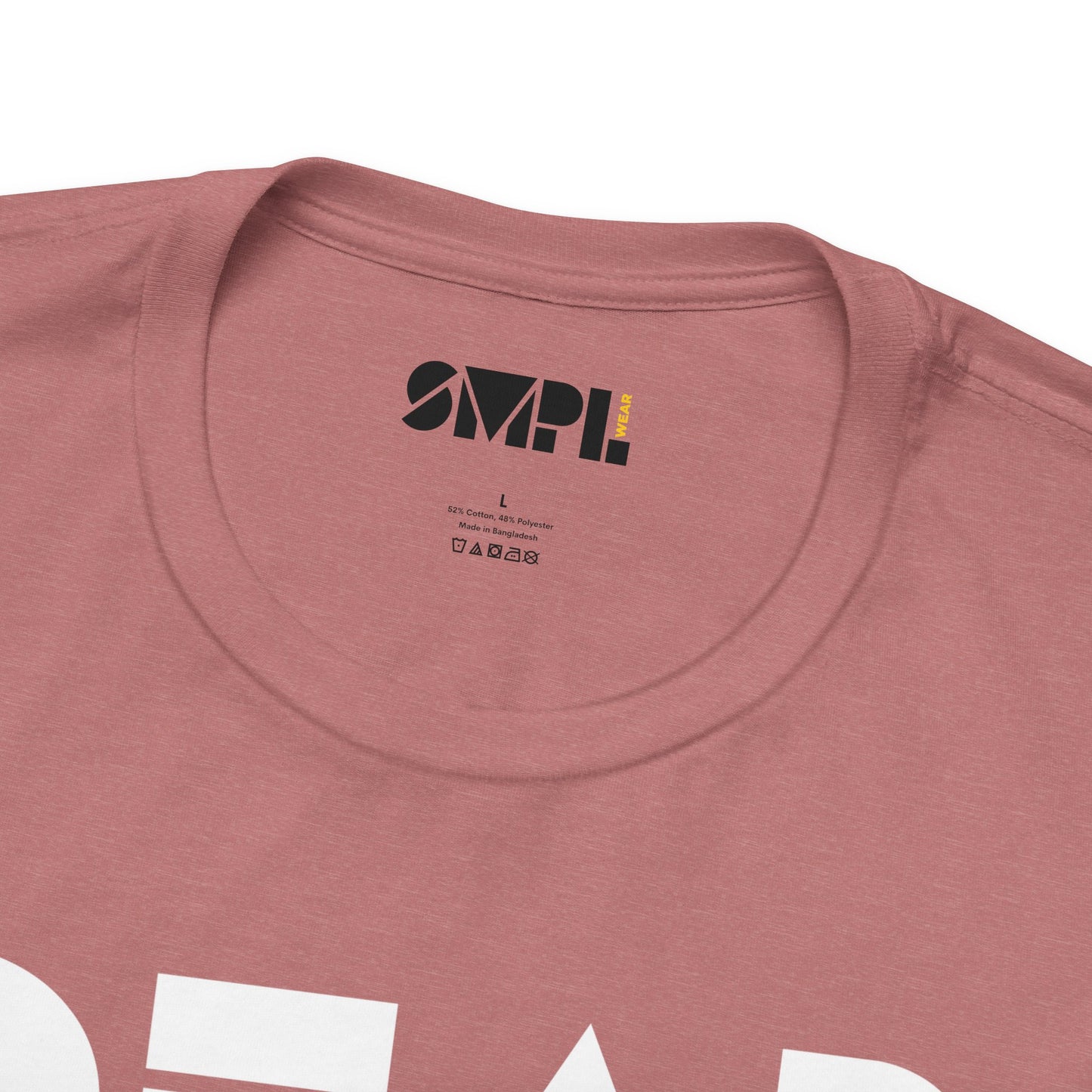 Women's "Dear God," SMPL Font — Jersey Short Sleeve Tee