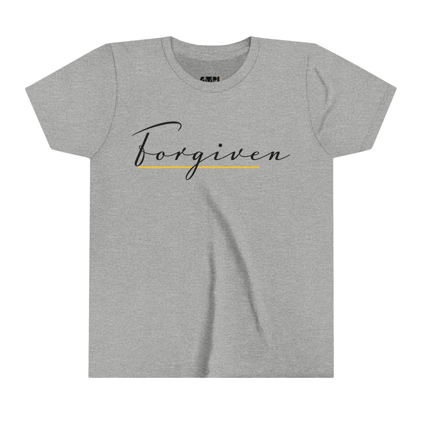 Forgiven Script — Youth Short Sleeve Tee